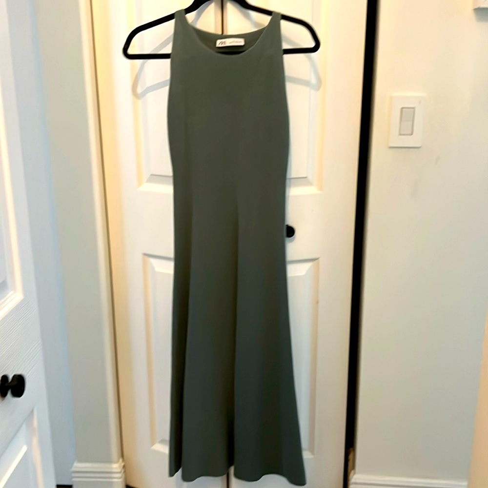 Zara sweater A line midi dress size small